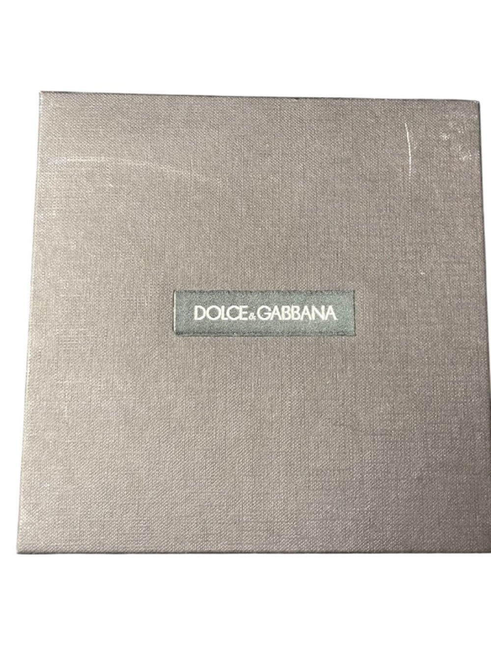 Dolce & Gabbana Empty Gift Box Dark Brown 6.3" Luxury Accessory Storage